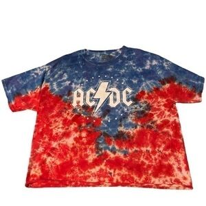 ACDC Tie Dye Band Tee